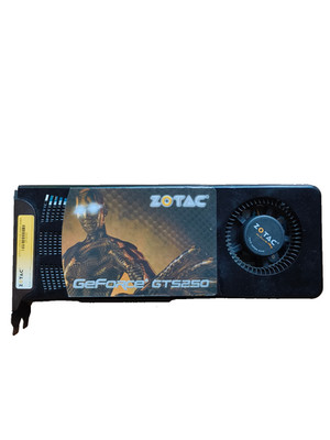 ZOTAC GeForce GTS 250 1GB Grafikkarte PCIe, DVI/HDMI Retro-Gaming Grafikkarte