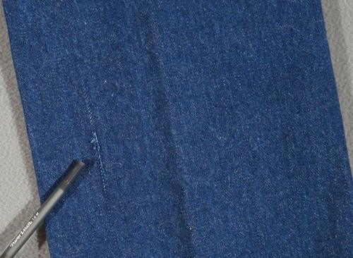 VD01422**WRANGLER**945NAV MADE IN U.S.A. STRAIGHT LEG JEANS 34X32 (msr 31"x32") - Picture 6 of 6