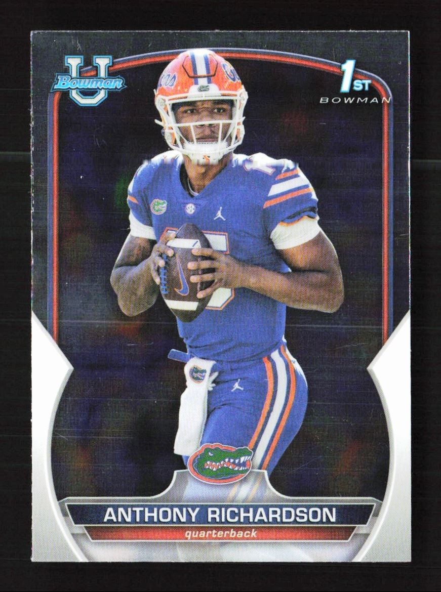 2022 Bowman University Chrome Anthony Richardson RC Florida Gators #65