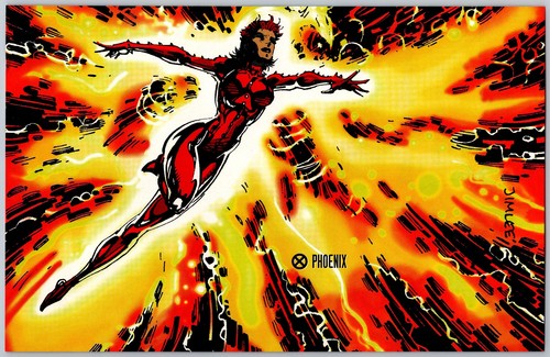 Phoenix Saturnyne X-Men Trading Cards Comic Poster Art Pin-Up Original Jim Lee