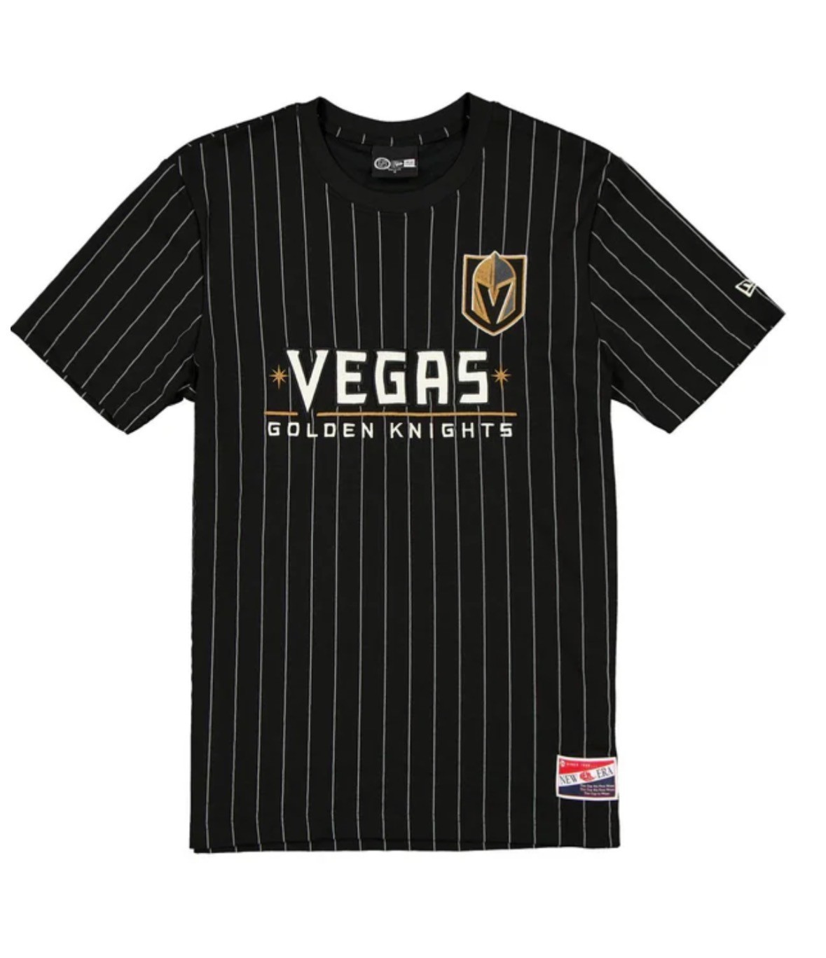 Vegas Golden Knights Throwback Retro Pinstripe T-Shirt Size XL