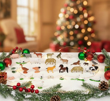 40 pz Animali Assortiti da Fattoria Giocattolo Plastica