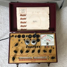 VINTAGE   HICKOK   MODEL 800  VACUUM TUBE TESTER   ( WORKING )