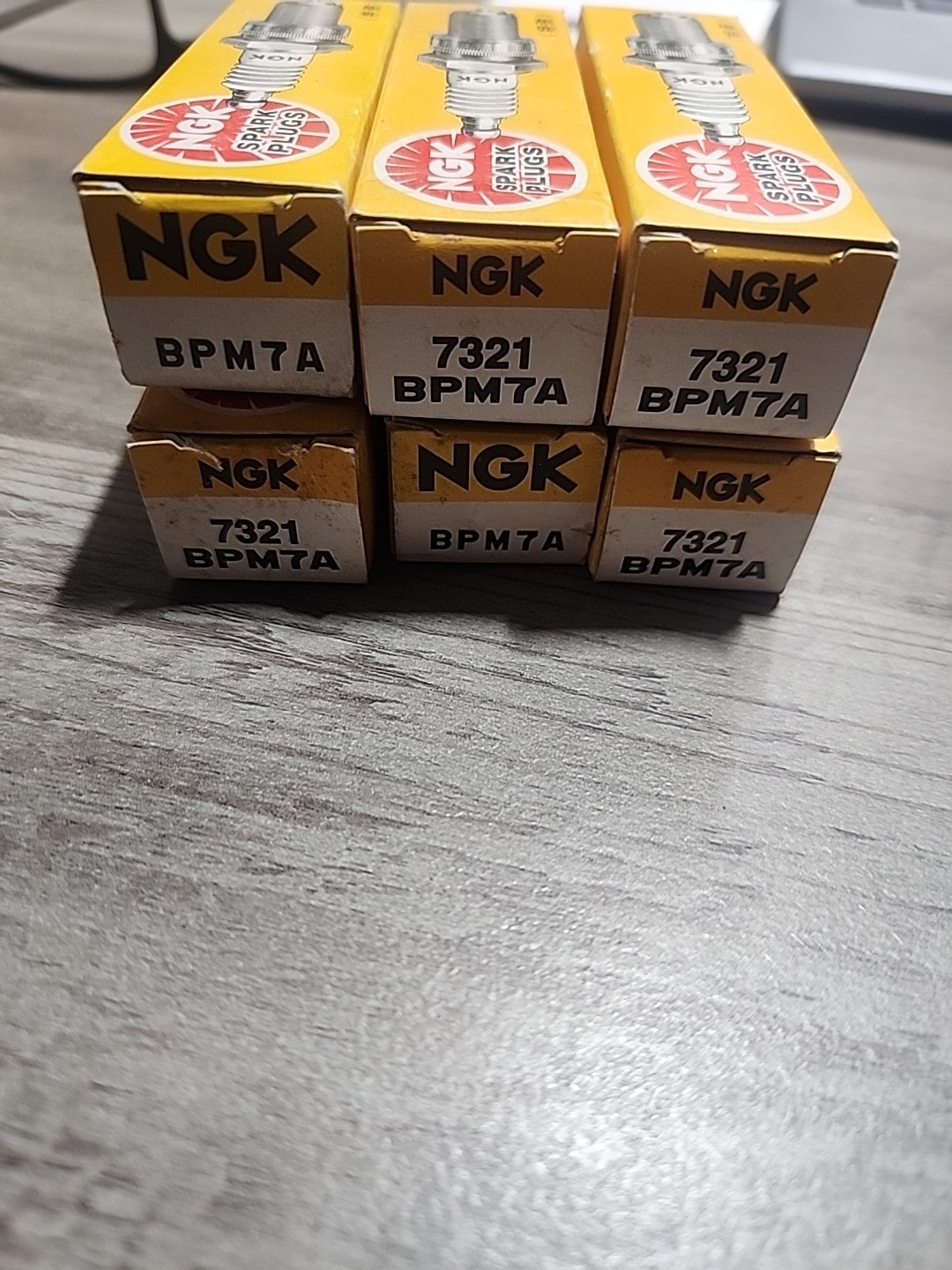 NGK Spark Plugs 6 Plugs BPM7A 7321