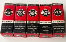 Mixed Lot Of 6 Vintage RCA Electron Tubes 6T8