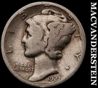 1927 Silver Mercury Dime - Scarce  Better Date  No Reserve  #G9164
