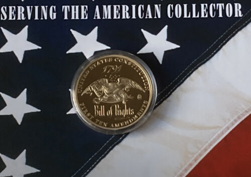 THE BILL OF RIGHTS SECOND AMENDMENT COMMEMORATIVE COIN PROOF - RETAIL $79.95 - Picture 3 of 4