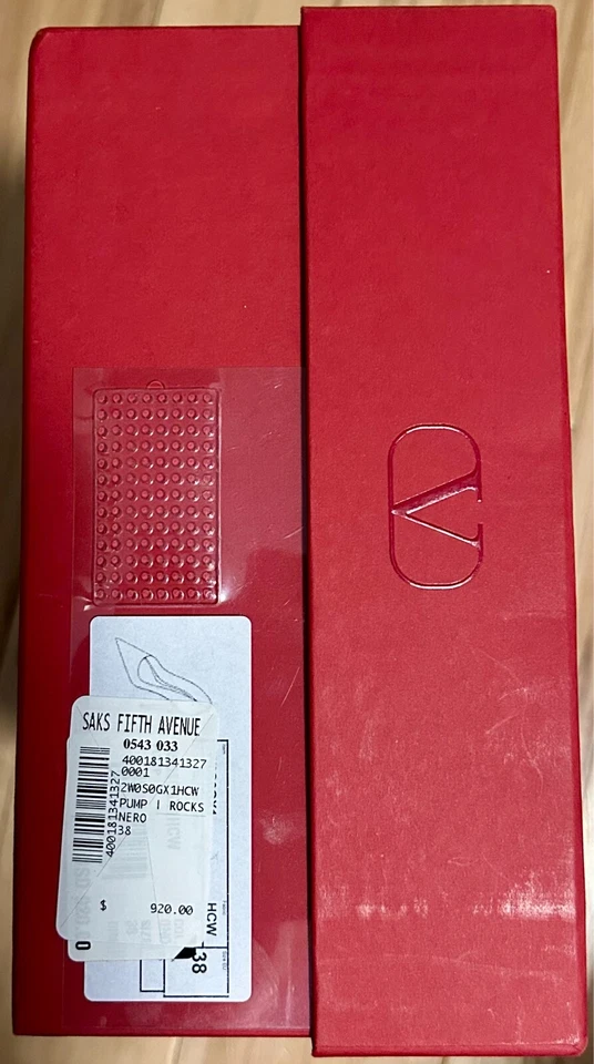 Valentino Garavani Rockstud Pointed Toe Pump Nero Size 38 2W0S0GX1HCW - Image 3 of 4