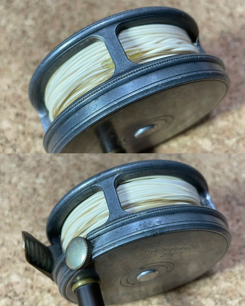 Rare Vintage Hardy Perfect 2-7/8 Straight Logo Around 1950 Rare Vintage Hardy Perfect 2-7/8 Straight Logo Around 1950