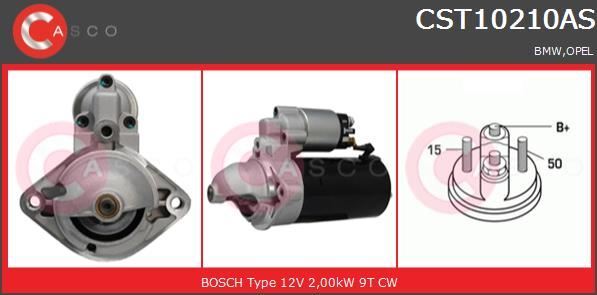 Démarreur résistant au froid pour BMW 325 TD et Opel Omega B