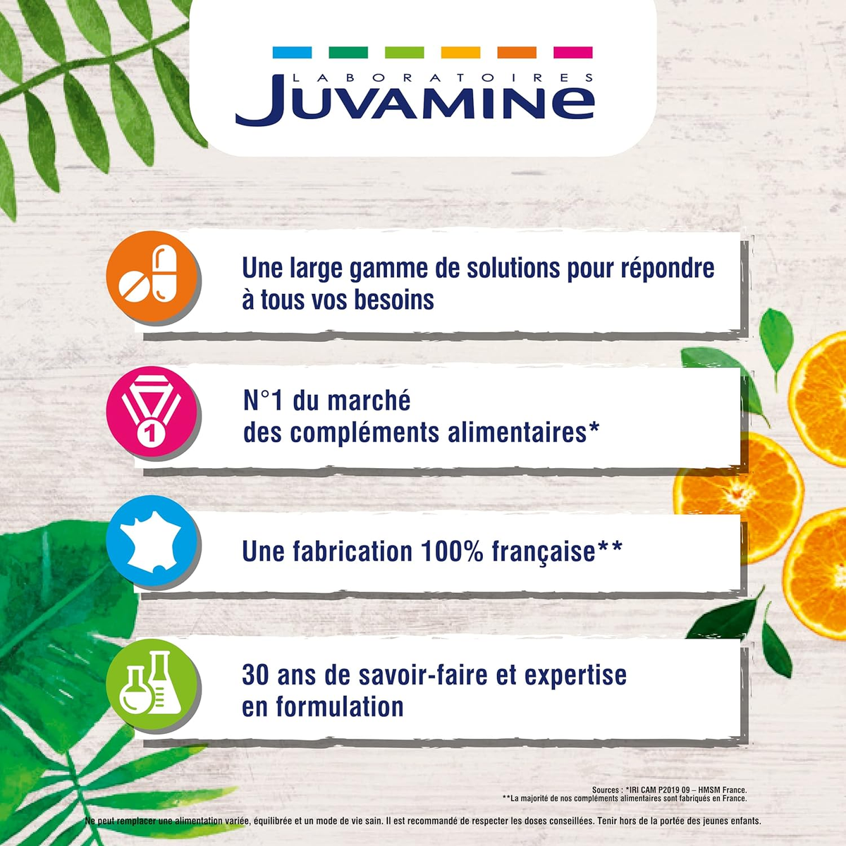 Complément Alimentaire Juvamine Jambes Légères - Vigne Rouge Et Cassis - 2000 Mg De Plantes - Boîte De 30 Comprimés - Neuf Sous Blister