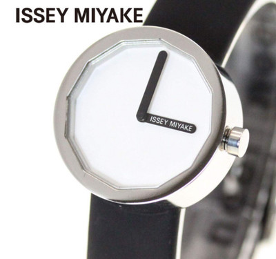  ISSEY MIYAKE SILAP004 Wristwatch, 28mm, Hardlex, Unisex, Calf Leather