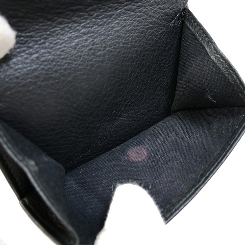 Mini Cartera de Papel BALENCIAGA Logo Triple Cuero Negro Italia 62KA374 - Imagen 10 de 14