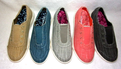 New Spenco Santa Maria Canvas Wide Sneakers, choose from 5 colors, 6 M