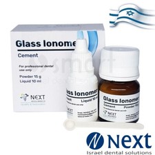 Dental Glass Luting Cement crown bridge Israel self curing 15g 10m