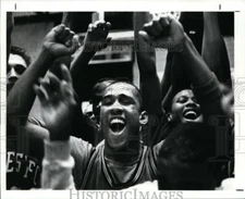 Press Photo Reginald Bussey-West Tech High School basketball - cvb34454