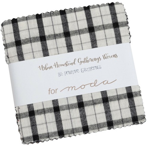 Urban Homestead Gathering Wovens Moda Charm Pack 100% Cotton 5" Precut Squares