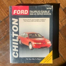 Vintage Chilton #26700 Ford Taurus/Sable 1986-95 Repair Manual