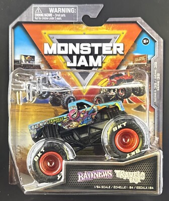 Monster Jam Bad News Travels Fast 1:64 Diecast Monster Truck Series 39 New 2024