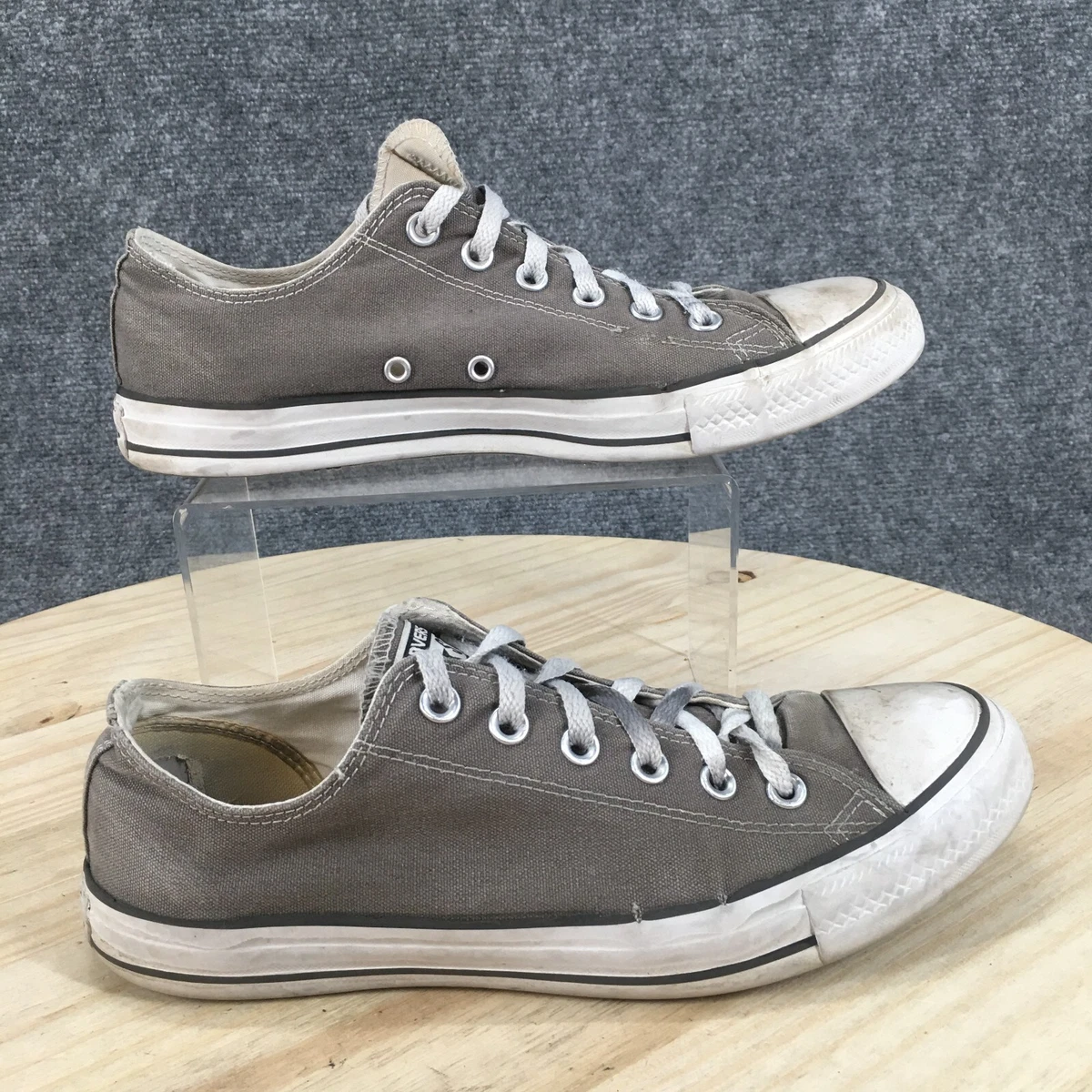 Mens grey converse low tops online