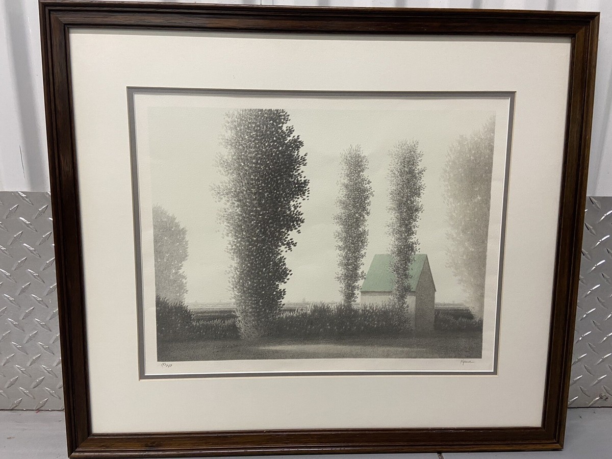 ロバート・キプニス　リトグラフ [エッセンス(III)]ED50/175 Robert Kipniss (American 1931) “Edges and Sheds” Color Lithograph