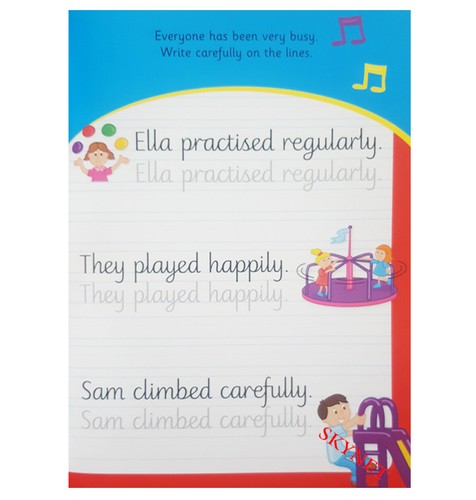 Ready For School Learn Maths Writing Spelling Wipe Clean Book Dry Erase Kids 6+ - Picture 14 of 25