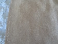 4429. Soft TAN BRUSHED Home Decor, Craft SYNTHETIC FABRIC - 61" x 1-5/8 yds.