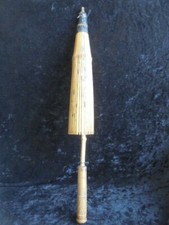 Sonnenschirm Bambus Stoff Japan ? Asien alt 