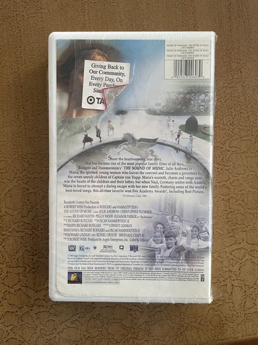 The Sound of Music VHS Tape Musical Drama Film Clamshell Edition New Sealed - Picture 3 of 3