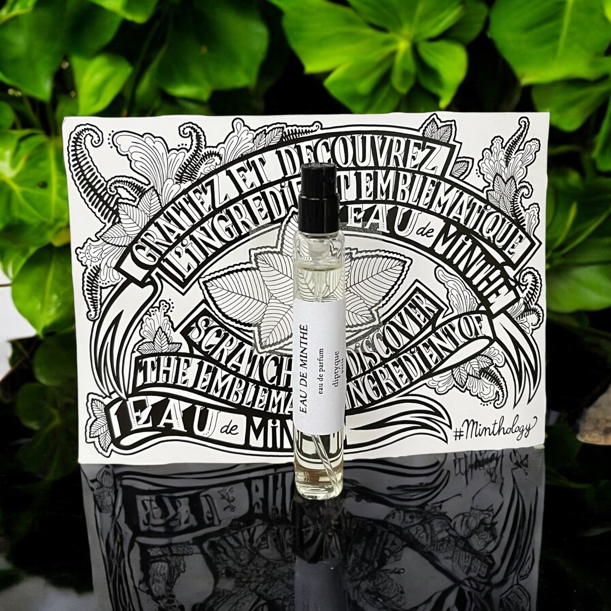 Diptyque Eau de Minthé EDP 0.34 oz / 10ml Travel Spray - HTF Size