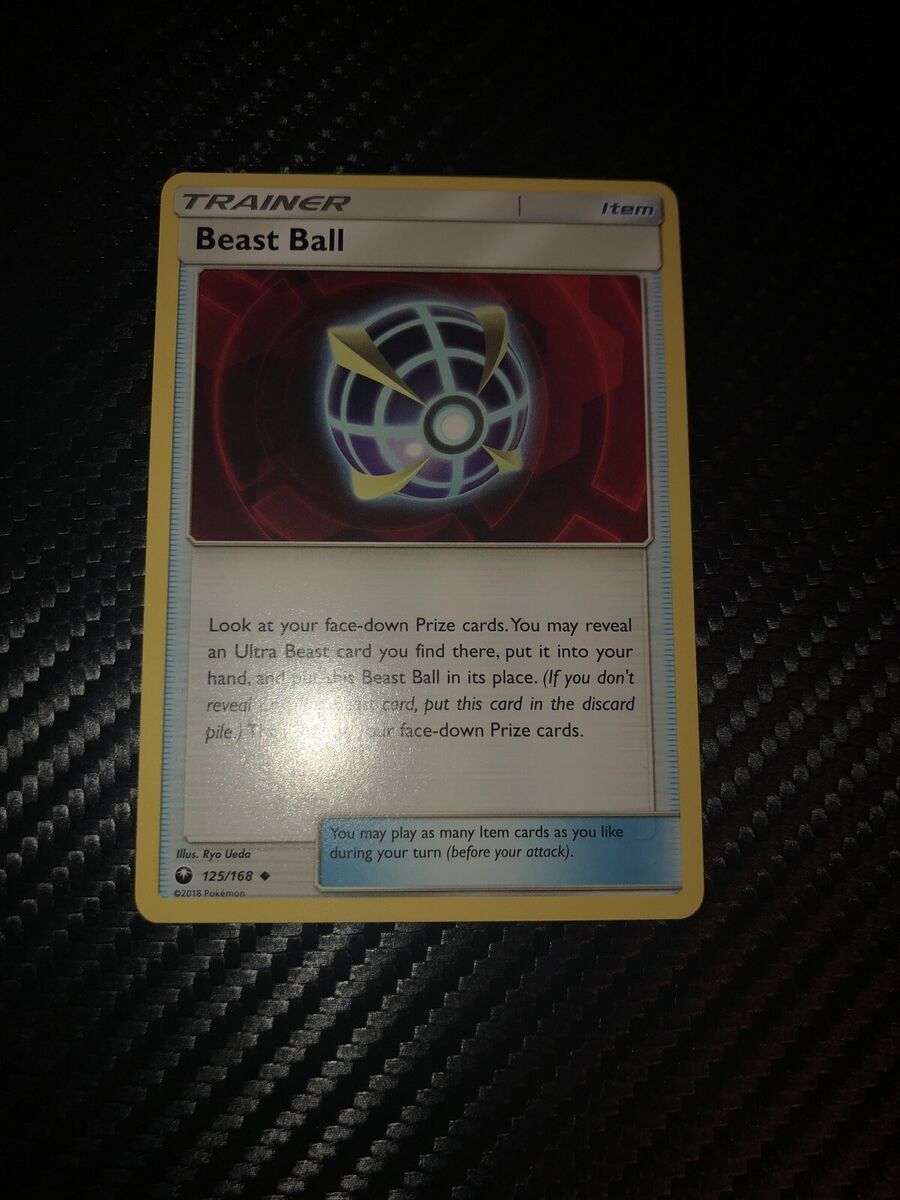 Beast Ball 125/168 Pokémon Celestial Storm Mint