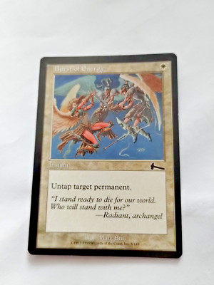 MTG Burst of Energy Urza's Legacy Regular Common - Some Edge Wear - See PIcs