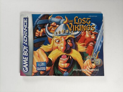 The Lost Vikings Nintendo GameBoy Advance nur Spielanleitung #578