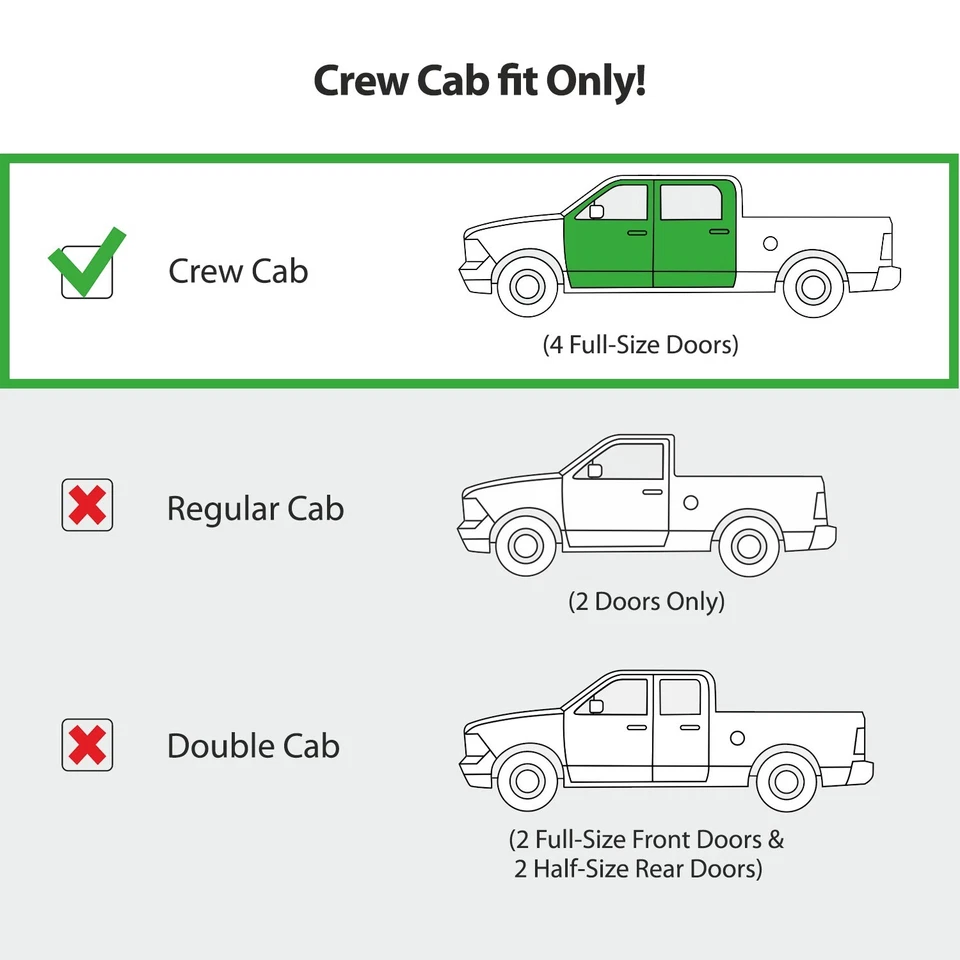 Protectores de lluvia viseras de ventilación para Chevy Silverado 2500/3500 2015-2019 doble cabina Foto 4 de 4
