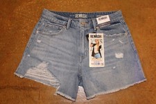 REWASH Vintage Babe Super High Rise Distressed Cut Off Blue Jean Shorts Sz 9/29