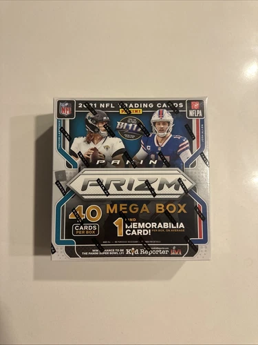 2021 Panini Prizm NFL Football Factory Sealed Mega Box
