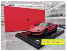 BBR 1:18 Ferrari 296 GTB Limited Resin Diecast Model Car Gifts Ornaments Red