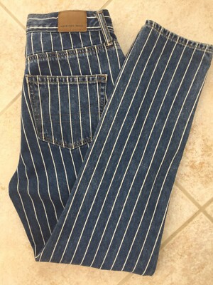 AMERICAN EAGLE Women's ''MOM JEAN'' Sz 2 (27x27) Tapered Leg HIGH-Rise JEANS