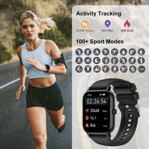Smartwatch Uomo Donna con Effettua o Risposta Chiamate, 1.85" Orologio Digitale - Zdjęcie 5 z 43