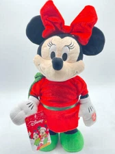Animated Plush Minnie Mouse Dances to Jingle Bells Side Stepper 13" Tall