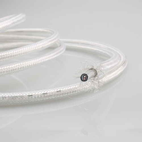 Per Meter Audiocrast 4N Solid Pure Silver HiFi Audio Balanced Bulk XLR Cable - Picture 6 of 12