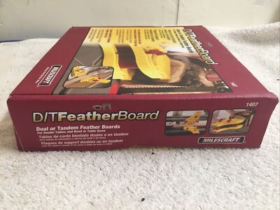 Milescraft Feather Board Pour Table De Défonceuse/scie à Ruban - Dual/Tandem, Neuf Sous Blister