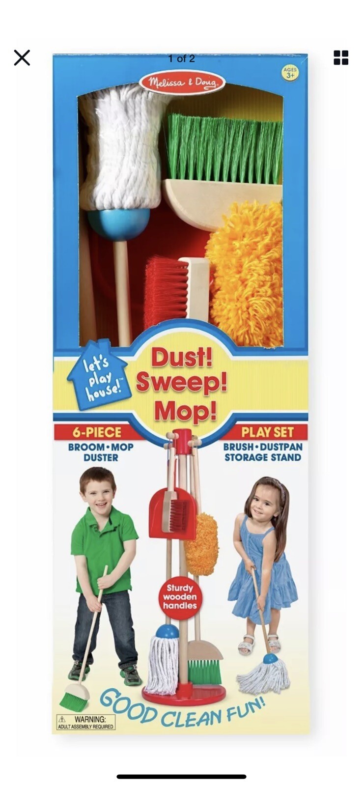 melissa and doug let's play house cleaning set