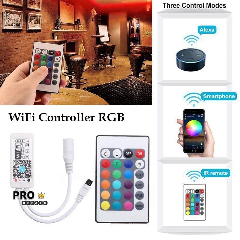 SP103E SP105E RGB WiFi Remote Controller For LED Strip 5050 WS2811 WS2812B - Image 4 of 4