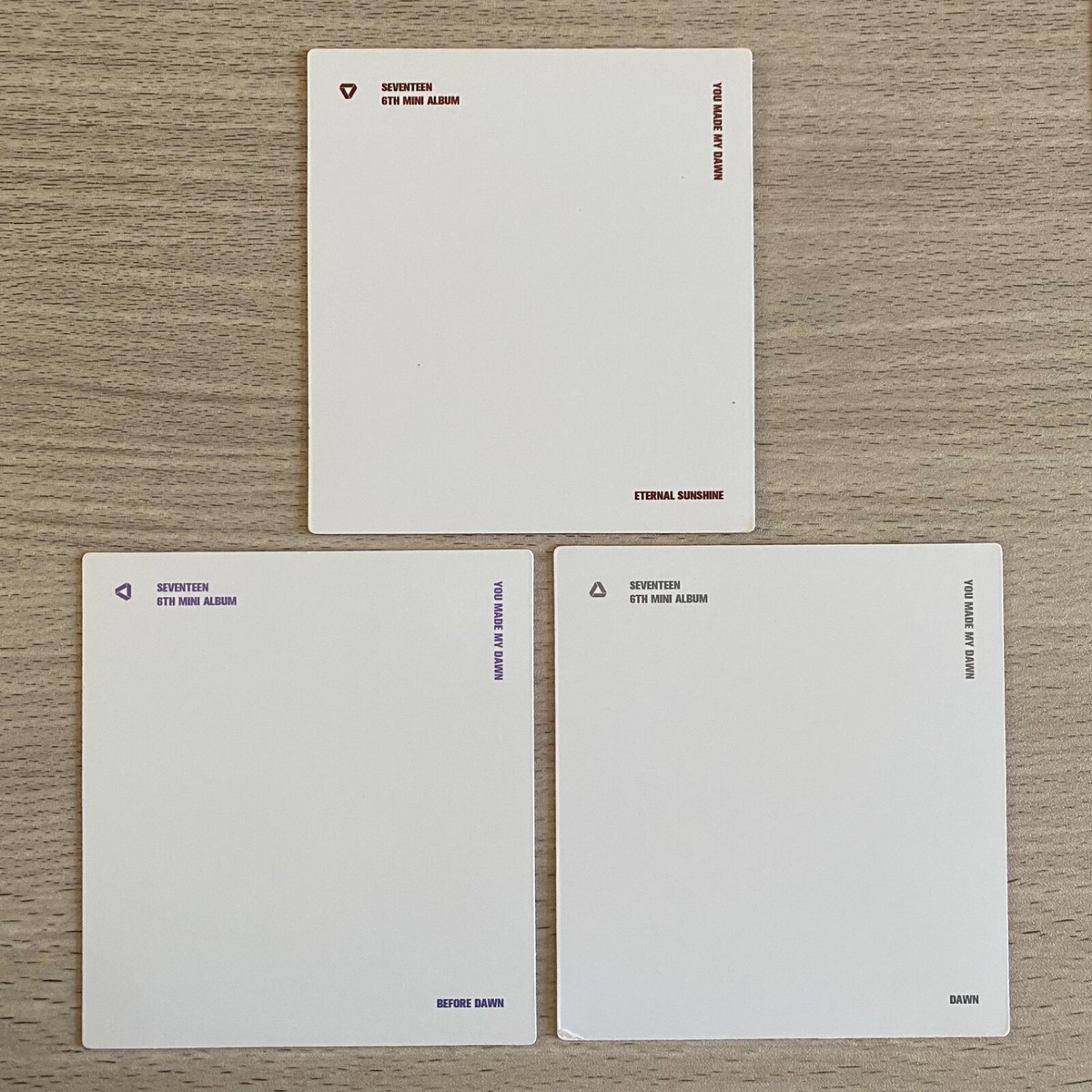 SEVENTEEN バーノン YMMD SEVENTEEN 6th mini album YOU MADE MY DAWN 3ver. Vernon set