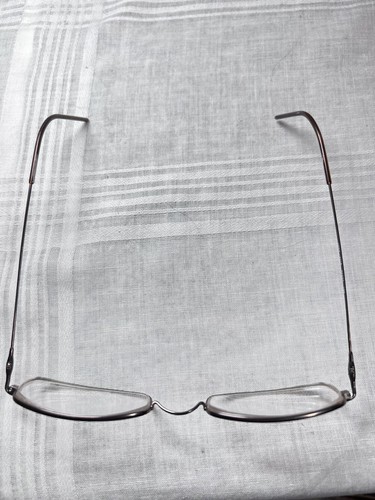 Monturas de gafas italianas Giorgio Armani 1118 1053 solo ovaladas 50 20 135 plateadas - Imagen 2 de 7