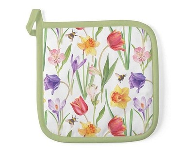 Topflappen FLOWERS IN SPRING by Ambiente | Landhausküche, Blumen