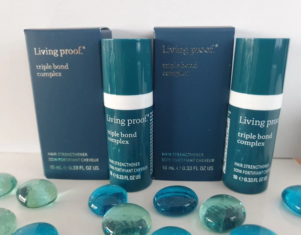 2x Living Proof Triple Bond Complex je 10 ml Haarkur Hitzeschutz Haar Aufbau