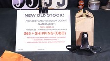 Vintage Harley Davidson License Plate Bracket 59995-55 Nos Oem Panheadshovel