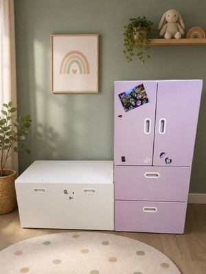 Kinderschrank  3-teilig Sehr Praktisch